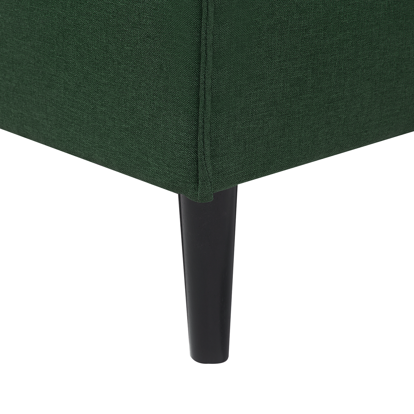 Sofa Bed Dark Green 3 Seater Buttoned Seat Click Clack Beliani