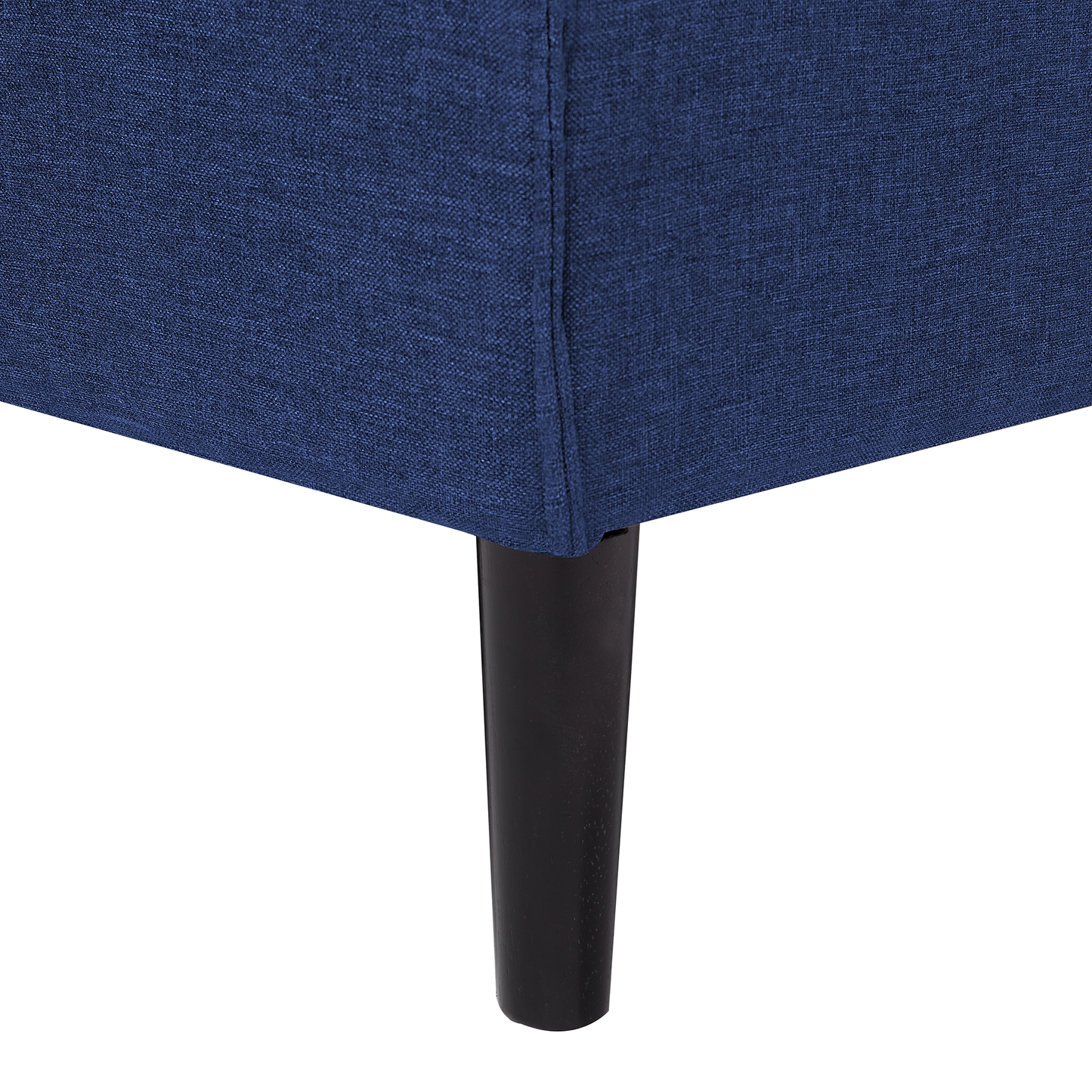 Sofa Bed Blue 3 Seater Buttoned Seat Click Clack Beliani