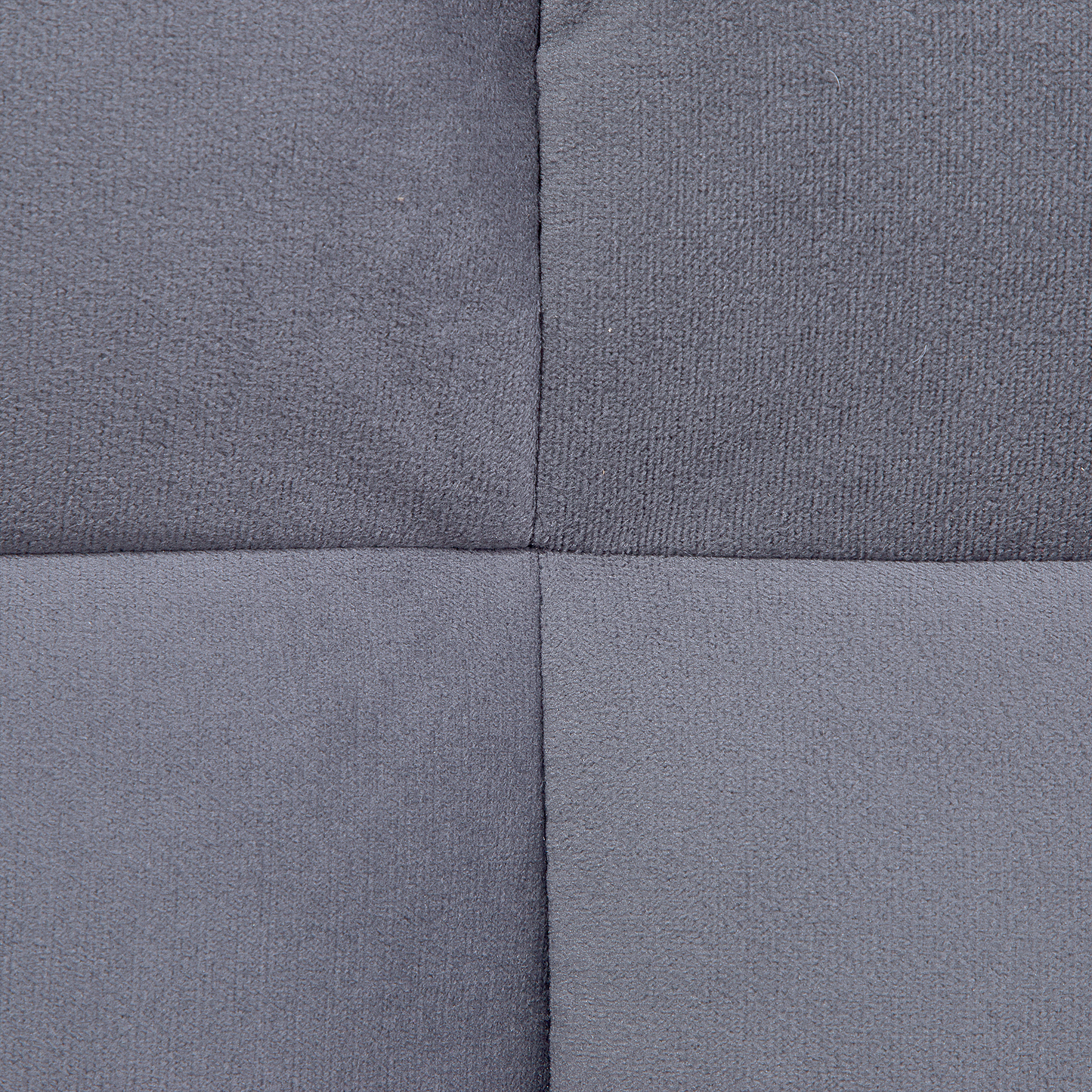 Sofa Bed Dark Grey 3 Seater Reclining Back Quilted Beliani