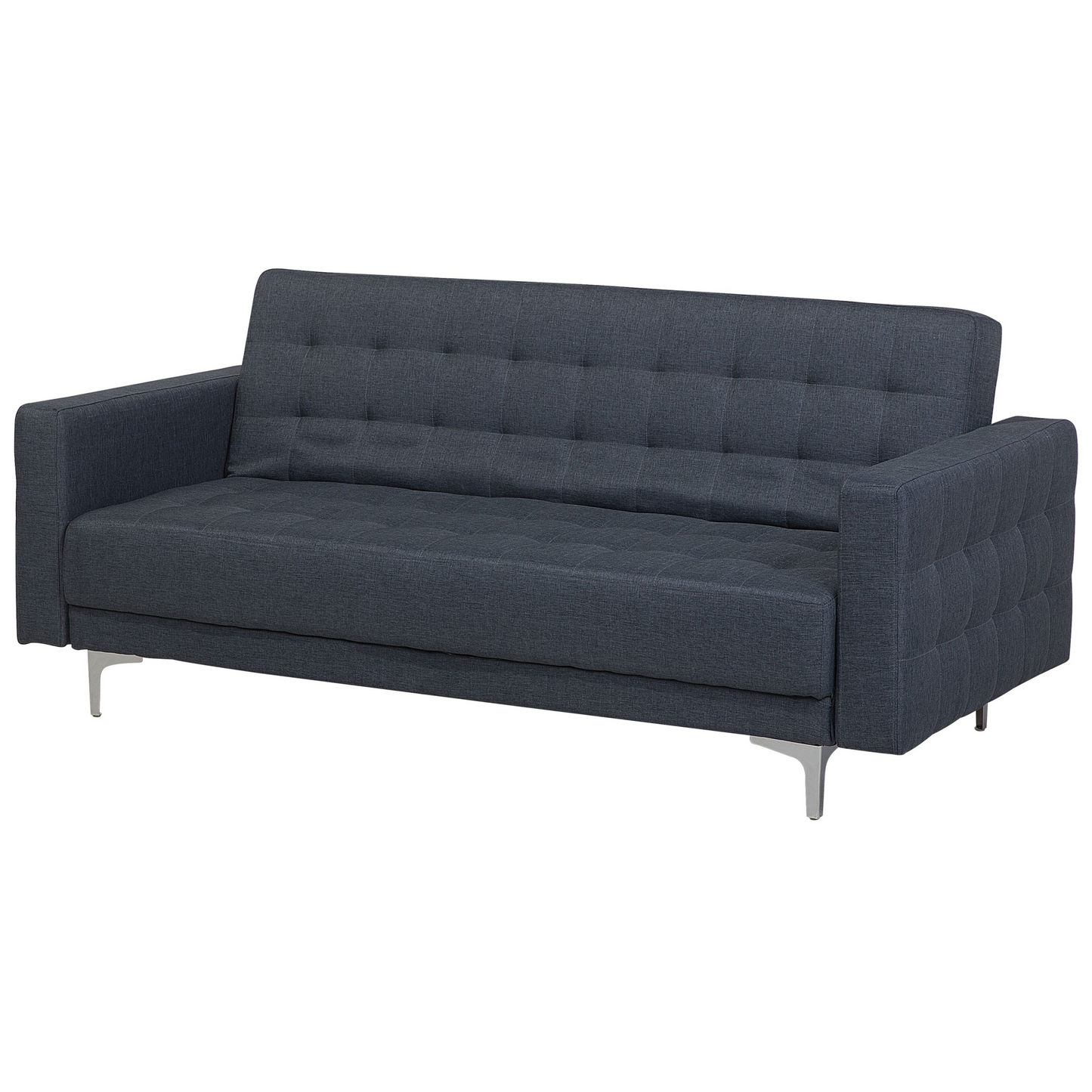 Sofa Light Grey Fabric Upholstery Light Wood Legs 3 Seater Scandinavian Style Beliani