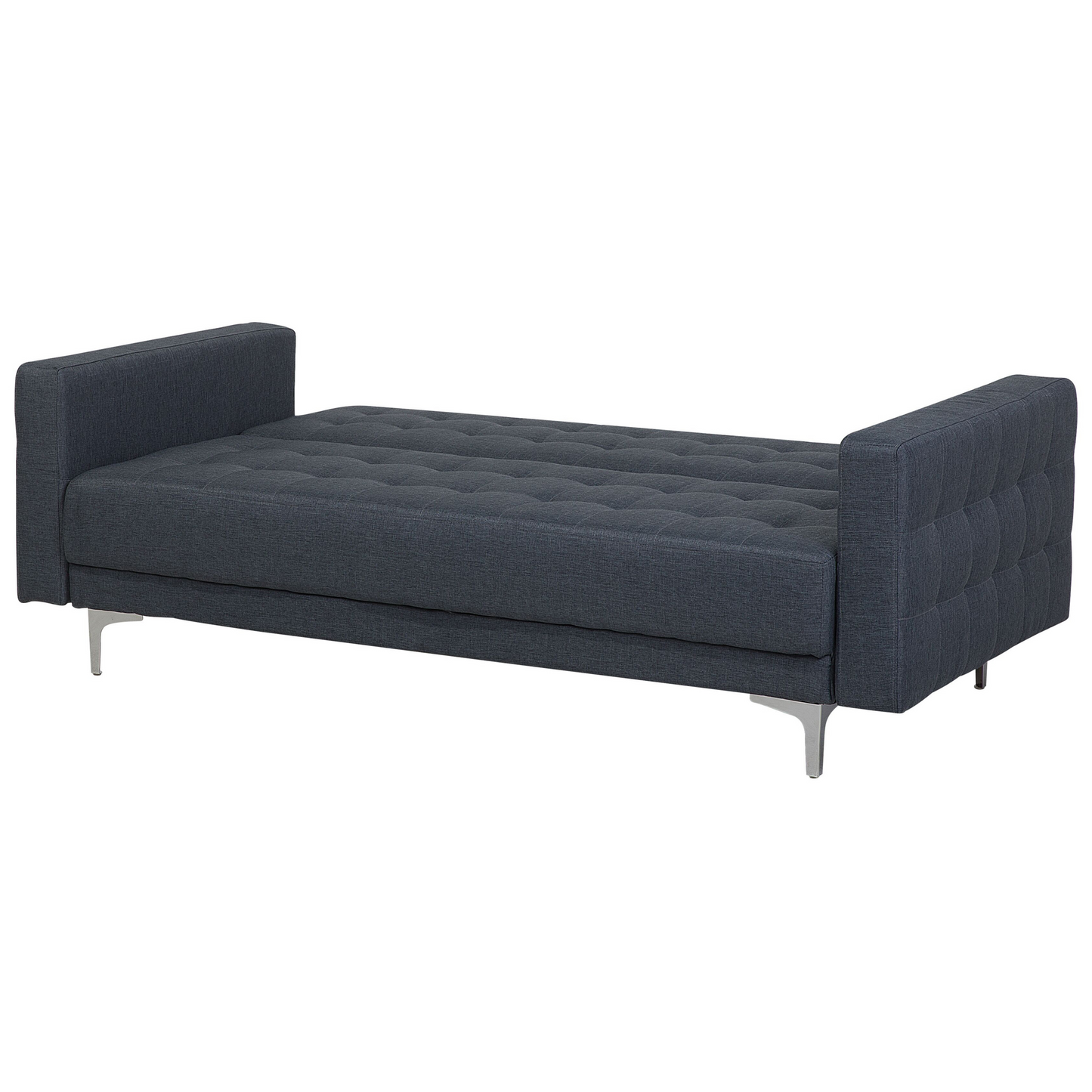 Sofa Light Grey Fabric Upholstery Light Wood Legs 3 Seater Scandinavian Style Beliani