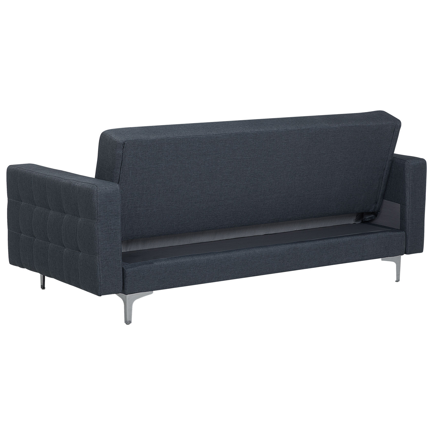 Sofa Light Grey Fabric Upholstery Light Wood Legs 3 Seater Scandinavian Style Beliani