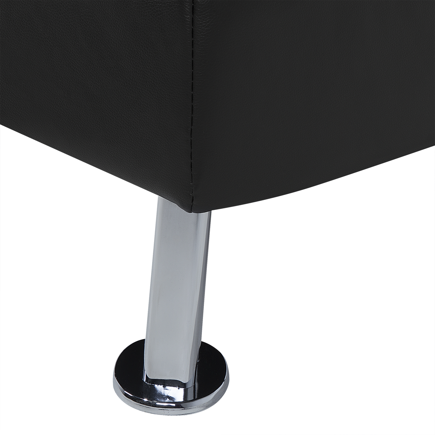 Sofa Bed Black 3 Seater Drop Down Table Click Clack Beliani