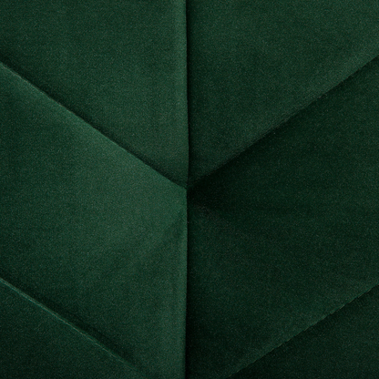 Sofa Bed Emerald Green Velvet Fabric Modern Living Room 3 Seater Wooden Legs Track Arm Beliani