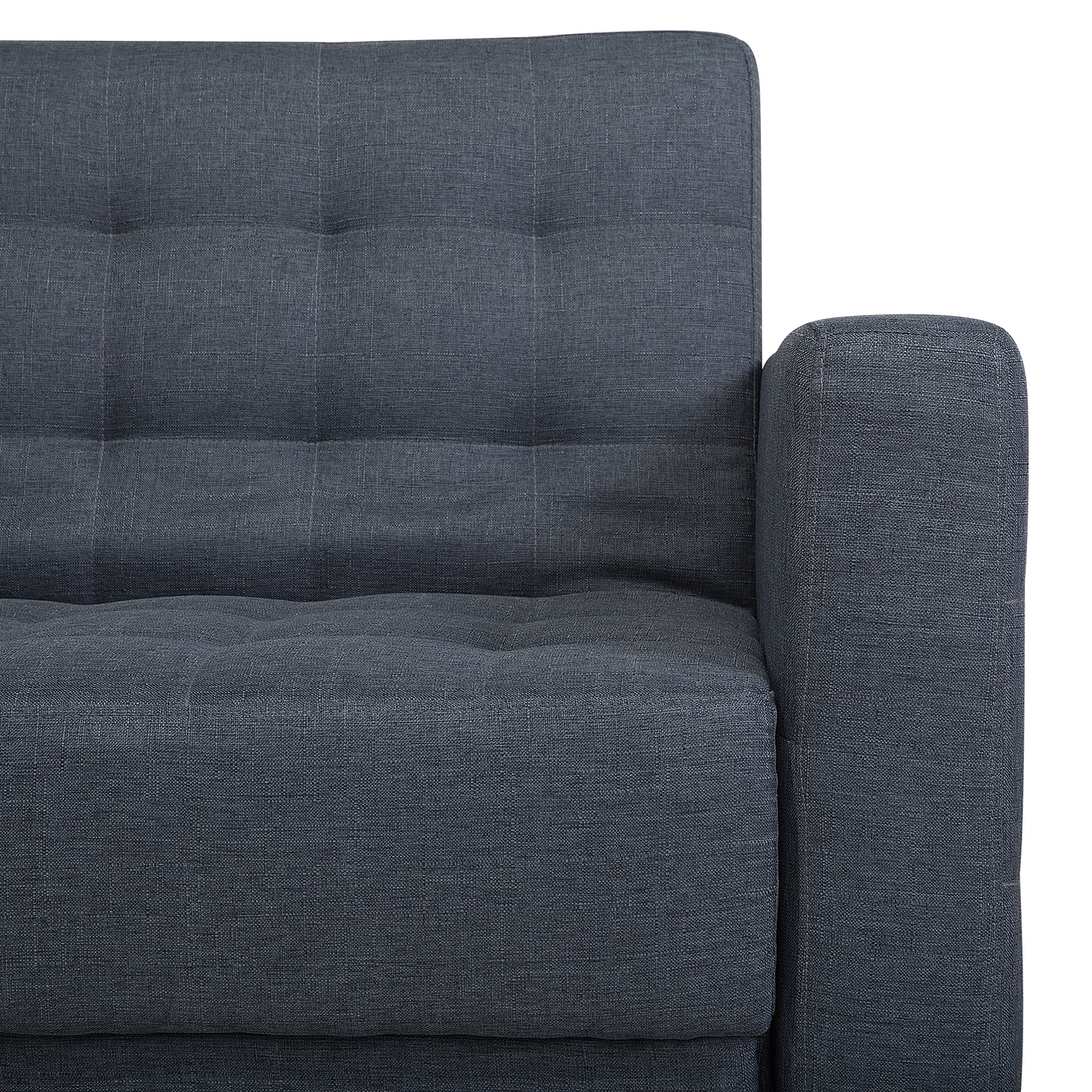 Sofa Light Grey Fabric Upholstery Light Wood Legs 3 Seater Scandinavian Style Beliani