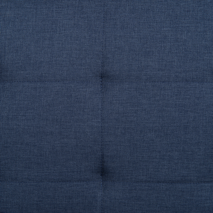 Sofa Bed Dark Blue Fabric 3 Seater Click Clack Quilted Upholstery Beliani