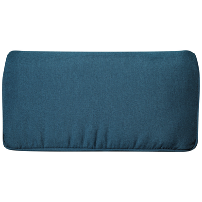 Sofa Bed Blue 3 Seater Drop Down Table Click Clack Beliani